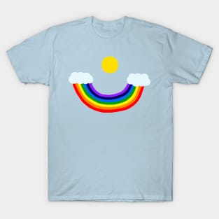 Smiling Rainbow Sky T-Shirt